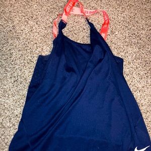 Medium Navy Blue Nike Tank top